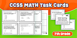 Seventh Grade ELA Task Cards | Florida FAST PM3 Test Prep