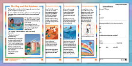 Beaches Differentiated Reading Comprehension Activity - KS1