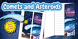 KS2 Comets and Asteroids Fact File Template