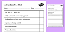 KS1 Imperative / Bossy Verbs Worksheet - Primary Resources