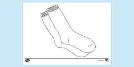 World Down Syndrome Day Odd Socks Colouring Sheet - Twinkl