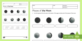 Phases of the Moon Worksheet for KS2