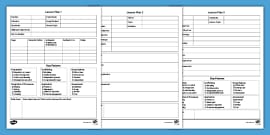 FREE Printable Daily Lesson Plan Template | Editable
