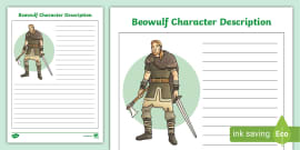 Grendel Description Activity Sheet (teacher Made) - Twinkl