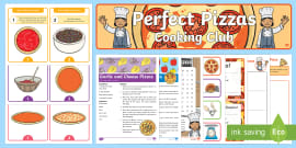 Making Pitta Pizza Recipe EYFS Recipe Cards (teacher made)