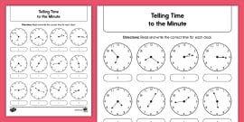 What is Telling the Time? - Twinkl