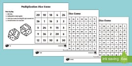 KS2 Times Table Maths Bingo Game: 6, 7, 8 And 9 - Twinkl