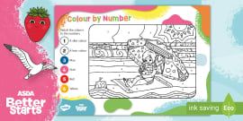 Summer Colour by Number Pack (teacher made) - Twinkl