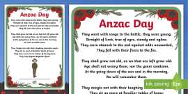 Anzac Day Display Border (teacher made) - Twinkl