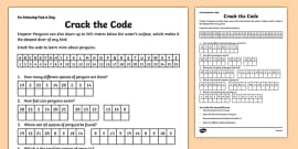 Crack the Code Worksheet / Worksheet (teacher made) - Twinkl