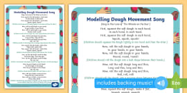 FREE! - Modelling Dough Songs and Rhymes Resource Pack | Twinkl