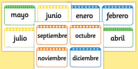 Days of the Week - Flashcards in Spanish and English