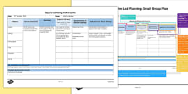 EYFS PLOD Planning Template - eyfs, plod, planning, template
