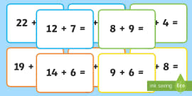 👉 Addition to 30 Worksheet (teacher made) - Twinkl