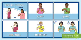 Auslan Basic Words Poster Pack | F - 6 | Teaching Materials