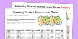 Free Converting Mm Cm M And Km Length Equivalents Matching Cards