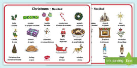 Christmas Words KS1 - Vocabulary Resources (teacher made)