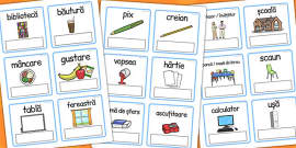 Editable Everyday Objects Out and About Cards (teacher made)