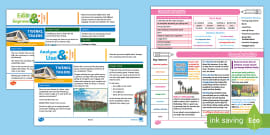 Blank Leaflet KS1 Template - Leaflet Writing Activity