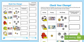 pocket money worksheet worksheet