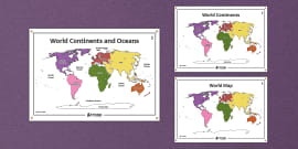 World Map Class Display Pack (Teacher-Made) - Twinkl