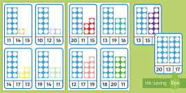 FREE! - Free Printable Numicon Worksheets Counting Number Shapes