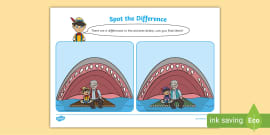 Spring Spot the Difference Activity
