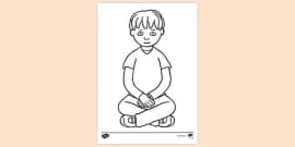 FREE! - Balance on Floor Colouring | Colouring Sheets