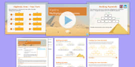 Algebra Display Pack - algebra, equations, solve, expand, brackets