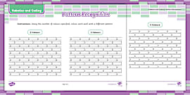 Robotics and Coding Pattern Follow the Pattern Letters
