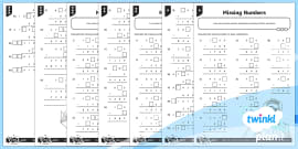 Addition Sums - Adding 4 Digits Differentiated Worksheets