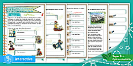 Character Inference Reading Comprehension Activity