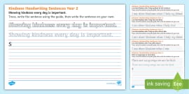 year 2 handwriting and spelling practice resource pack