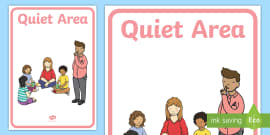 Quiet Time Visual Support Cards (teacher made) - Twinkl