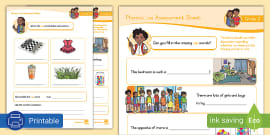 Grade 2 Phonics: ll sound Assessment Sheet (teacher made)