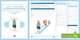 GCSE PE: Goal Setting Revision Booklet (Teacher-Made)