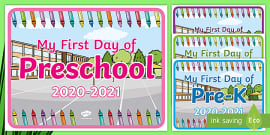👉 First Day of School Posters | Transition Days | Twinkl