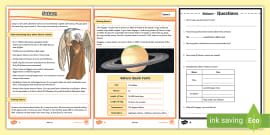 Planets Fact File Template (teacher made) - Twinkl
