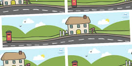 Word Mat to Support Teaching on The Jolly Postman - Twinkl