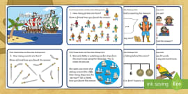 A4 KS1 Pirate Treasure Maths Challenge Poster (teacher made)