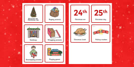 Christmas Activities for School Visual Timetable