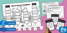 Fairytale Editable Board Game Template (Teacher-Made)