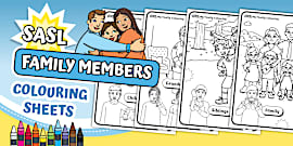 Sab Colouring SASL Colour Sign Puzzle