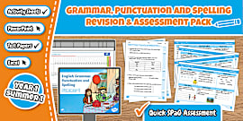 Year 2 Vocabulary, Grammar and Punctuation Word Mat - word mat