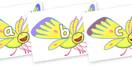 Colour by Phoneme Butterfly Phase 2 h b f ff (teacher made)