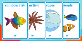 Our Class Fish Display Posters (teacher made) - Twinkl