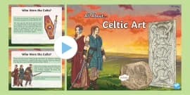 Design a Celtic Warrior Worksheet - Celtic Art for Kids