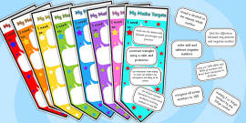 2014 national curriculum year 6 maths target bookmarks