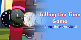 👉 24 Hour Digital and Analogue Time Telling Clock