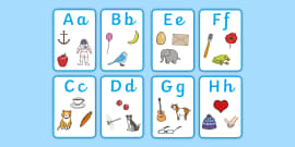 A-Z Picture Cards - Alphabet for Kids (Teacher-Made)